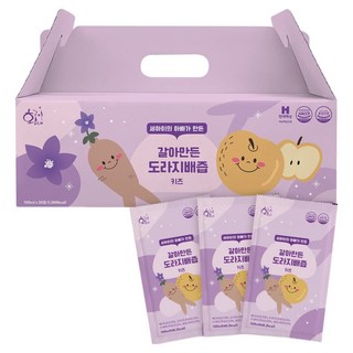 황금이네 국내산 아동용 갈아만든 도라지배즙, 100ml, 30개