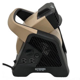 REMEMBER OUTDOOR 有點意思 渦輪扇, 額外雙插座 便攜設計, TF-01S (沙色)
