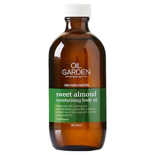 OiL GARDEN 澳悠園 100%甜杏仁SPA基底油 200ml – 澳洲原裝進口, 1瓶
