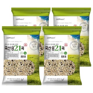 국산 혼합 21곡, 1kg, 4개