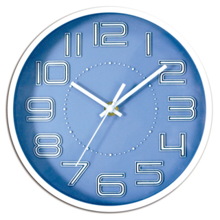 Kinyo NaKay 桌掛兩用立體數字掛鐘 200 x 200 x 48mm, 藍色