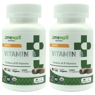 timewell 時光安好 多多素食維生素B群, 60顆, 2罐