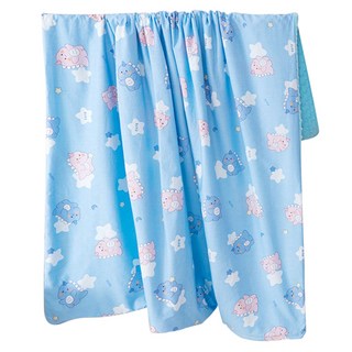 Annette 嬰兒/兒童 精梳棉安撫毯, 120 x 150cm, 恐龍星星, 恐龍星星 藍色