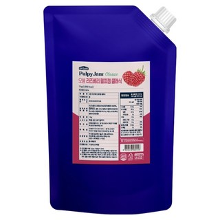 ovum 經典覆盆子果肉果醬, 1kg, 1個