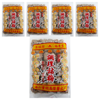 海山 本中白 調理話梅 生津止渴, 500g, 5包