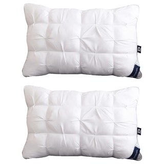 伊舒爾 扭花雲朵枕 100% 聚酯纖維, 白色, 48 x 74cm, 2件