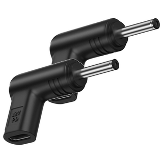 UniSync Type-C母轉DC公PD誘騙轉接頭 12V 4.0*1.7mm, 單一商品, 2個