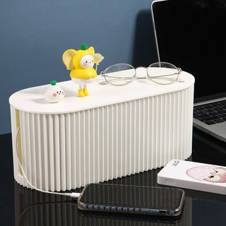 GOODIE FOODIE 延長線電線收納盒, 1個, 奶茶色