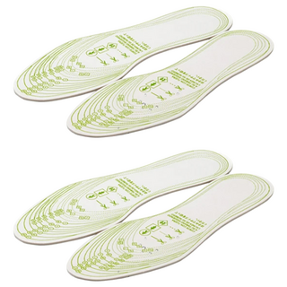 WE CHAMP 乳膠珪藻土鞋墊 WTB-020 白色 2雙 29 x 10 x 0.5cm - 吸濕除臭 舒適透氣