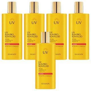 ISA KNOX 伊莎諾絲 UV Sun Pro 365極致防水防曬乳 SPF50+ PA++++, 5瓶, 70ml