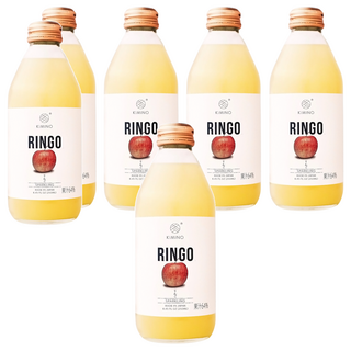 KIMINO 青森蘋果氣泡果汁飲, 250ml, 6個