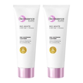 Bio essence 碧歐斯 超能煥白極光潔面乳 生物能量複合素 有效淡化斑點 高效保濕, 100g, 2條