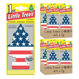 Little Trees 小樹香片 香草 美國風情專利調香, 頂級香草, 7g, 8片