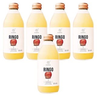 KIMINO 青森蘋果氣泡果汁飲, 250ml, 5個