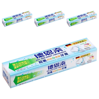 Day and Night 德恩奈 超氟 防蛀+修護 牙膏, 156g, 4條