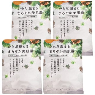 Daily Delight 美肌入浴劑 雪松木&松 50g，含漢藥植物精華，天然粘土，配合天然精油, 4包