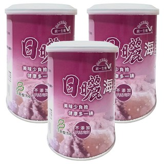 統一生機 日曬海鹽加碘, 600g, 3罐