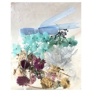 A-ONE 浮游花DIY花材包 金藍光影 H31 10g 3個, 彩色