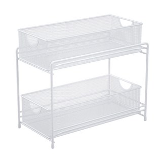 코멧 홈 2단 슬라이딩 메쉬 주방선반, 어반화이트