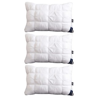 伊舒爾 扭花雲朵枕 100% 聚酯纖維, 白色, 48 x 74cm, 3件