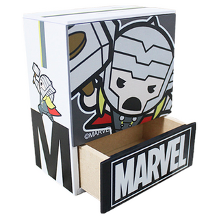 MARVEL 漫威 復仇者聯盟 鋁箔包造型 存錢筒 筆筒 收納置物盒, 雷神索爾, 1個