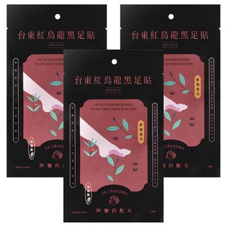 DR.GRANDMA 阿嬤的配方 台東紅烏龍黑足貼, 2片, 3包