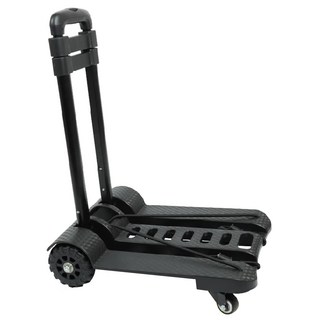 萬向輕便四輪手推車 折疊設計 穩定 靈活轉向 居家購物旅行搬家適用, 1個