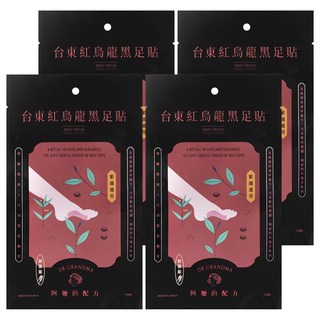 DR.GRANDMA 阿嬤的配方 台東紅烏龍黑足貼, 2片, 4包