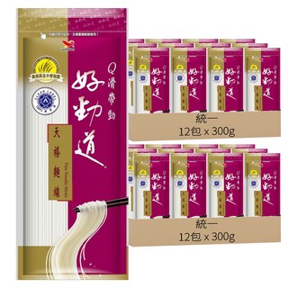統一 好勁道 天禧麵線, 300g, 24包