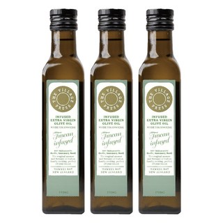 THE VILLAGE PRESS 紐西蘭廚神系列 頂級冷壓初榨義式香蒜風味橄欖油, 250ml, 3瓶