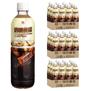統一 咖啡廣場 奶香特調咖啡, 600ml, 72瓶