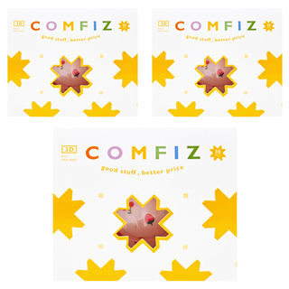 康菲 幼幼3D醫療口罩 1~3歲, 30片, 草莓甜不甜 白色 + 粉色, 3盒