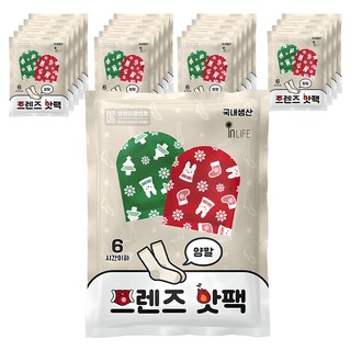 INLIFE 黏貼型襪式暖暖包 50g, 20包