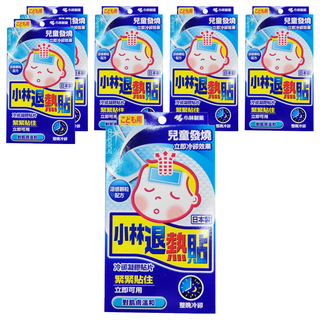 KOBAYASHI 小林製藥 退熱貼 未滅菌 兒童用, 6入, 6盒