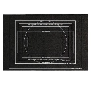 FANCY LIFE 拼圖收納毯 1500片, 黑色, 1片