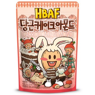 HBAF 杏仁果 胡蘿蔔蛋糕口味, 120克, 1個