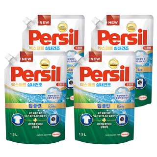 Persil 寶瀅 室內晾衣型酵素洗衣凝露 滾筒洗衣機用補充包, 1.5L, 4包