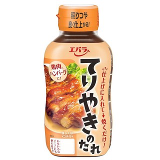 Ebara 荏原 照燒醬, 以醬油為基底添加洋蔥末與紅酒，炒、醃、沾皆適用, 235g, 1瓶