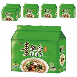 維力 素飄香 野菜多風味麵 80g, 30包