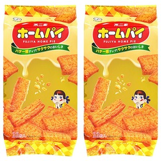 不二家 千層派22枚,2入 (酥脆口感、獨立包裝、下午茶點心), 110g