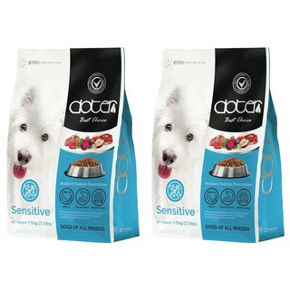 doter 寵愛物語 低敏犬 低敏保健 犬飼料 澳洲羊肉絨, 1.5kg, 2袋