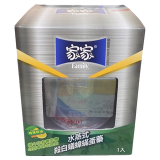 家家 Family 優水蒸式殺白蟻蟑蟎蚤藥, 有效快速去除各種害蟲, 1入, 1盒