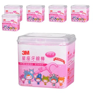 3M 星座牙線棒, 144支, 6盒