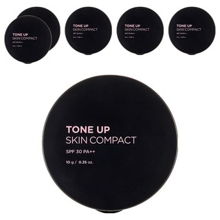 THE FACE SHOP 菲詩小舖 Tone Up粉餅 SPF30 PA++ 10g, V201 Apricot Beige, 6盒