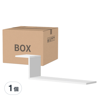 4MERIT 階梯型牆壁置物架, 600 x 145 x 200mm, 白色