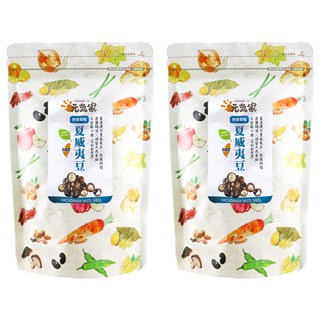 元氣家 帶殼夏威夷豆, 低溫烘焙, 鹹香酥脆, 內附專利開殼器, 200g, 2包