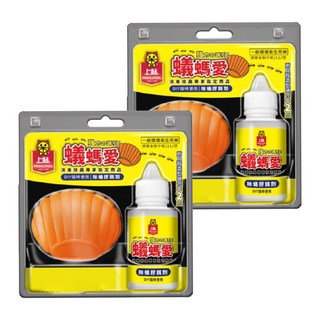 PROCATCH 上黏 蟻螞愛 除蟻膠餌劑 附貝殼造型填充盒, 50g, 2組