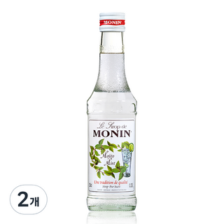 MONIN 莫寧 莫希託薄荷香糖漿, 250ml, 2個
