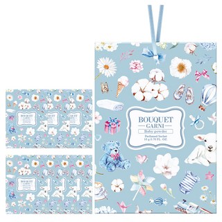 부케가르니 퍼퓸드 샤쉐 옷장방향제 본품, 10g, 8개, 베이비파우더