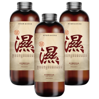 廣春堂高濃縮草本足浴液 去濕款 舒緩疲勞, 500ml, 1瓶, 3瓶